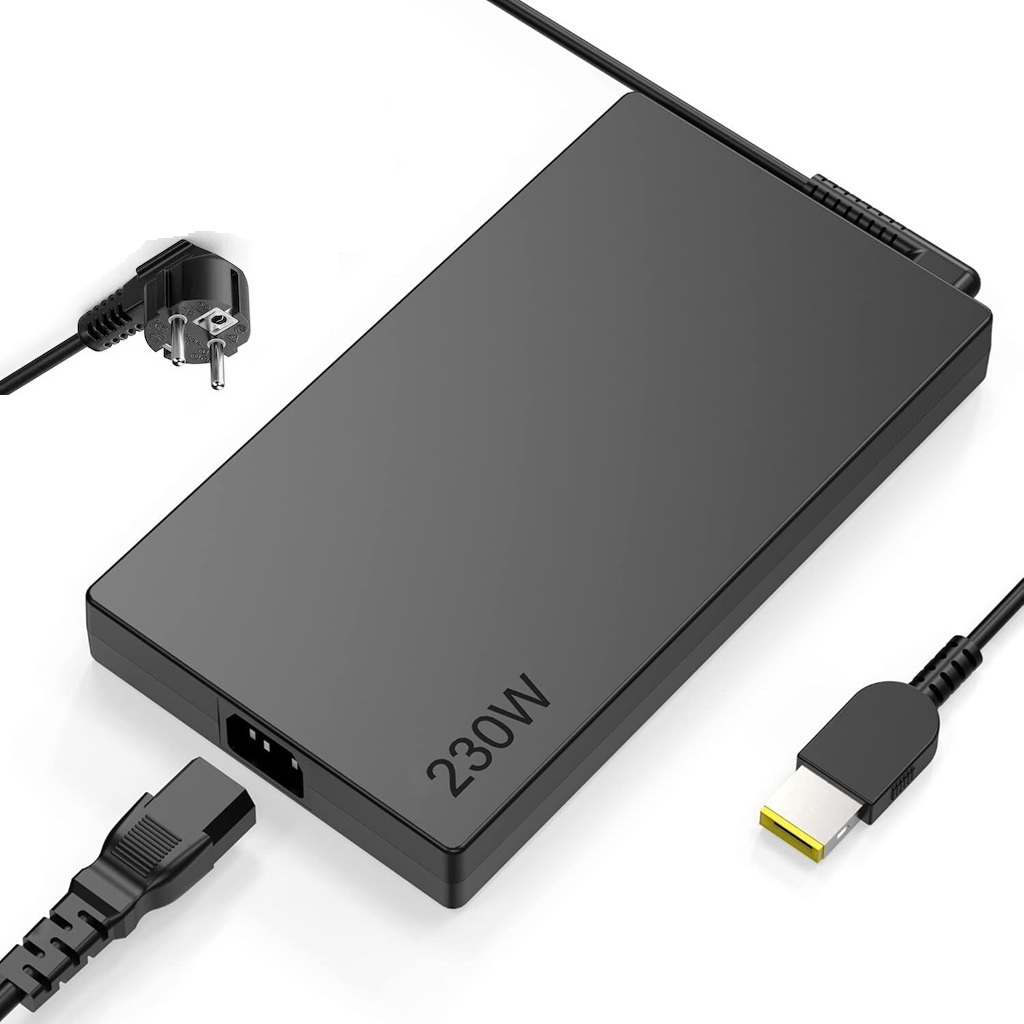 Lenovo 20V 11.5A 230W Pinli Uç (Usb Tip) Notebook Adaptör (KARE UÇ) / CUADP039