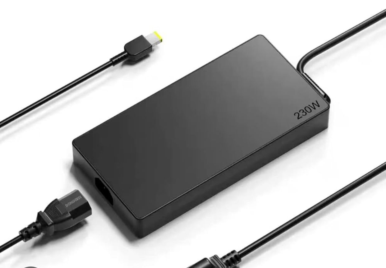 Lenovo 20V 11.5A 230W Pinli Uç (Usb Tip) Notebook Adaptör (KARE UÇ) / CUADP039