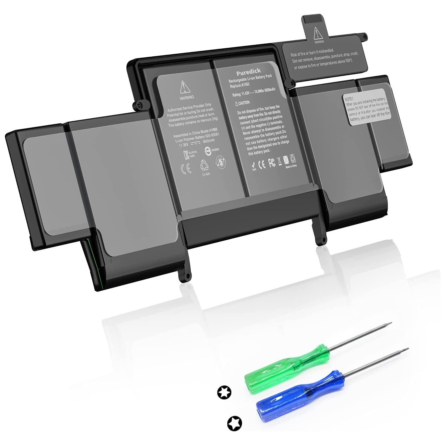 APPLE uyumlu Macbook Pro A1398, A1425, A1502 Tornavida 2012-2015 13" 15" Alt Kasa Açma Aracı