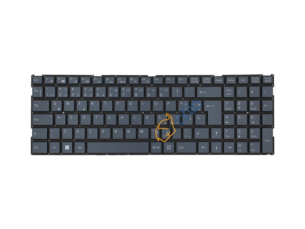 Monster Huma H5 V4.x Serisi Uyumlu Notebook Klavyesi, Laptop Tuş Takımı (Siyah TR) ışıklı