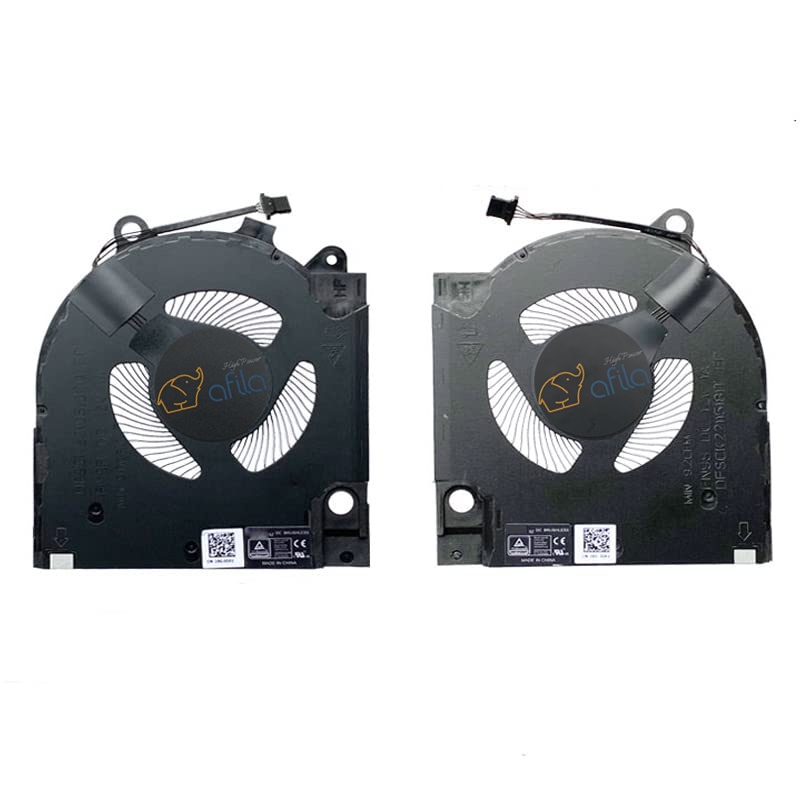 Dell G15 5510 5511 5515 Notebook CPU+GPU Fanı Sağ-Sol SET - 12V - RTX Serisi
