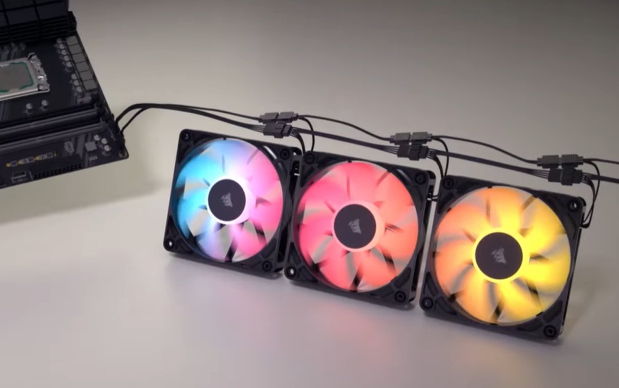 Afila / FSP RGB 12CM KASA FANI (Işıklı) / 3'lü Takım