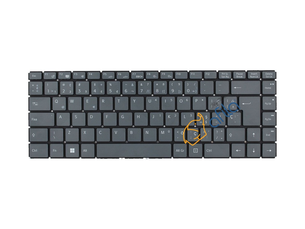 Monster Huma H4 V5 Serisi Uyumlu Notebook Klavyesi, Laptop Tuş Takımı (Siyah TR) ışıklı / KL1188V2