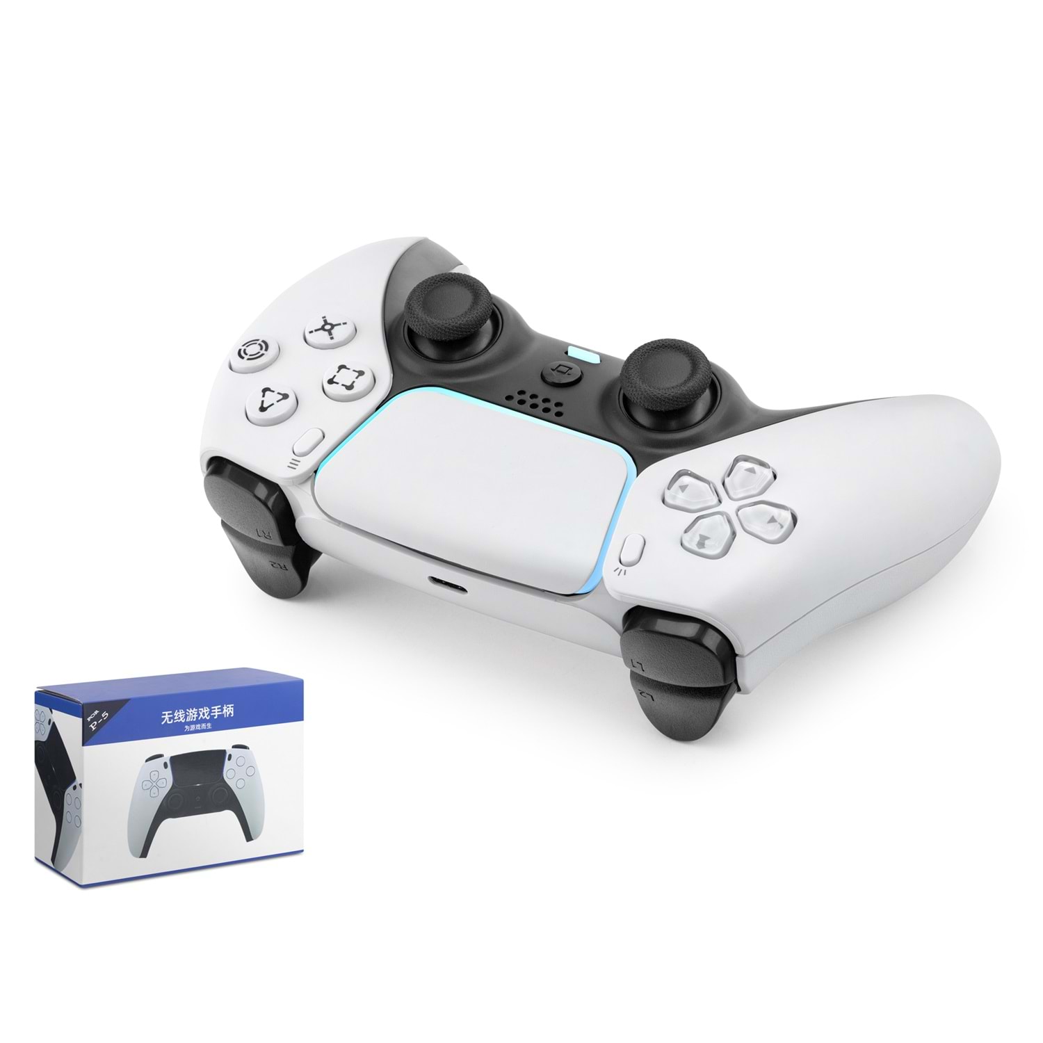 Afila & Hadron HD332W PS5 Uyumlu Kablosuz GamePad Oyun Kolu Beyaz