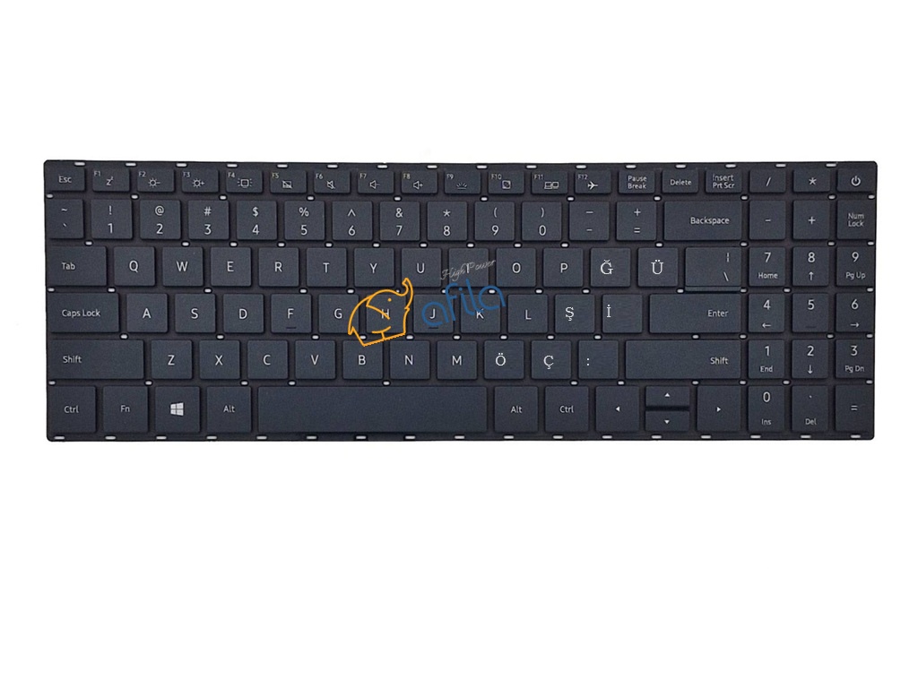 MB3331001, PRIDE-K3887 Notebook Klavyesi, Laptop Tuş Takımı (Siyah TR) IŞIKLI / KL1115V2