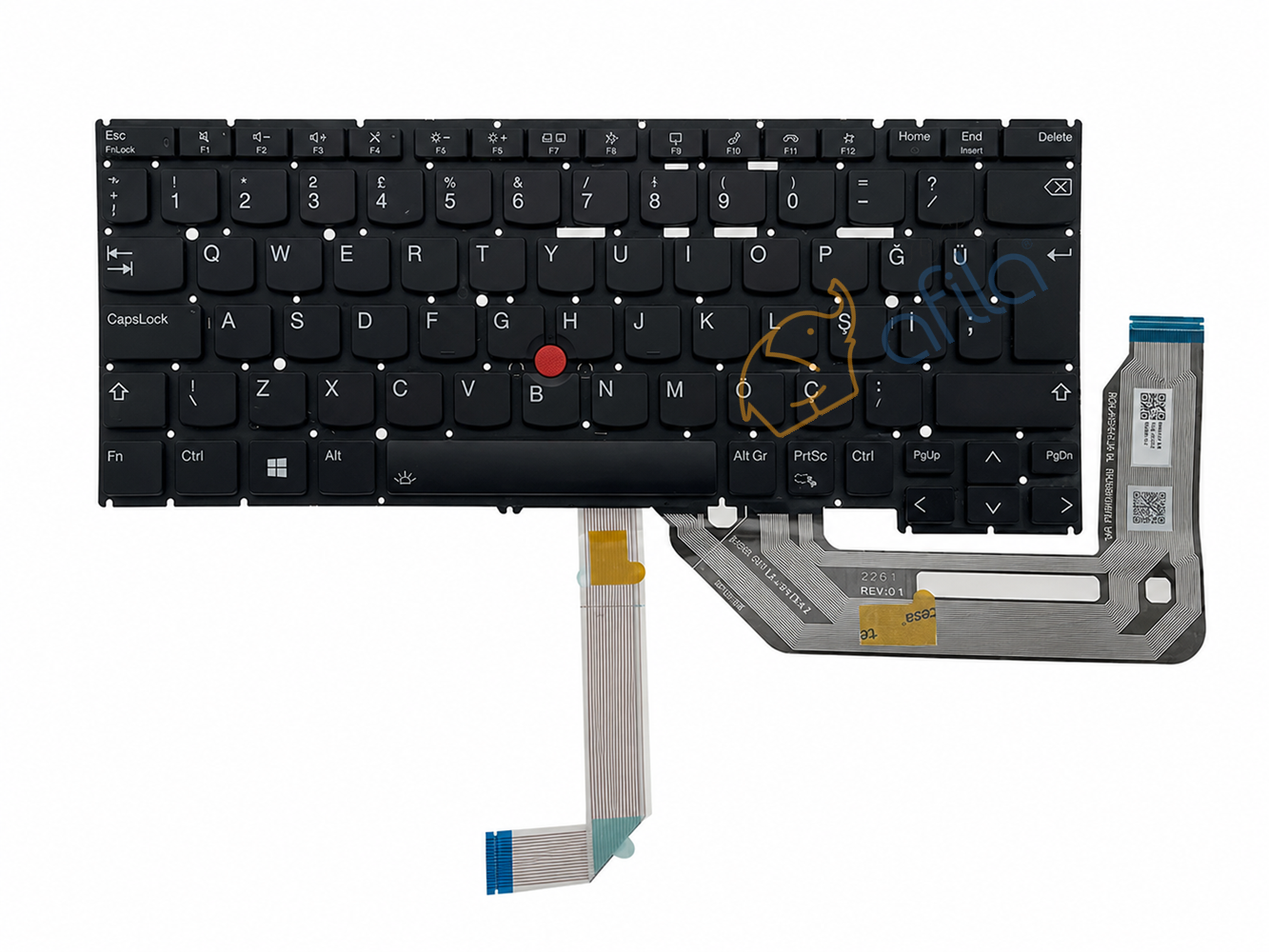 Lenovo ThinkPad X13 Yoga Gen4 (Type 21F2, 21F3) Notebook Klavyesi, Laptop Tuş Takımı (Siyah TR)