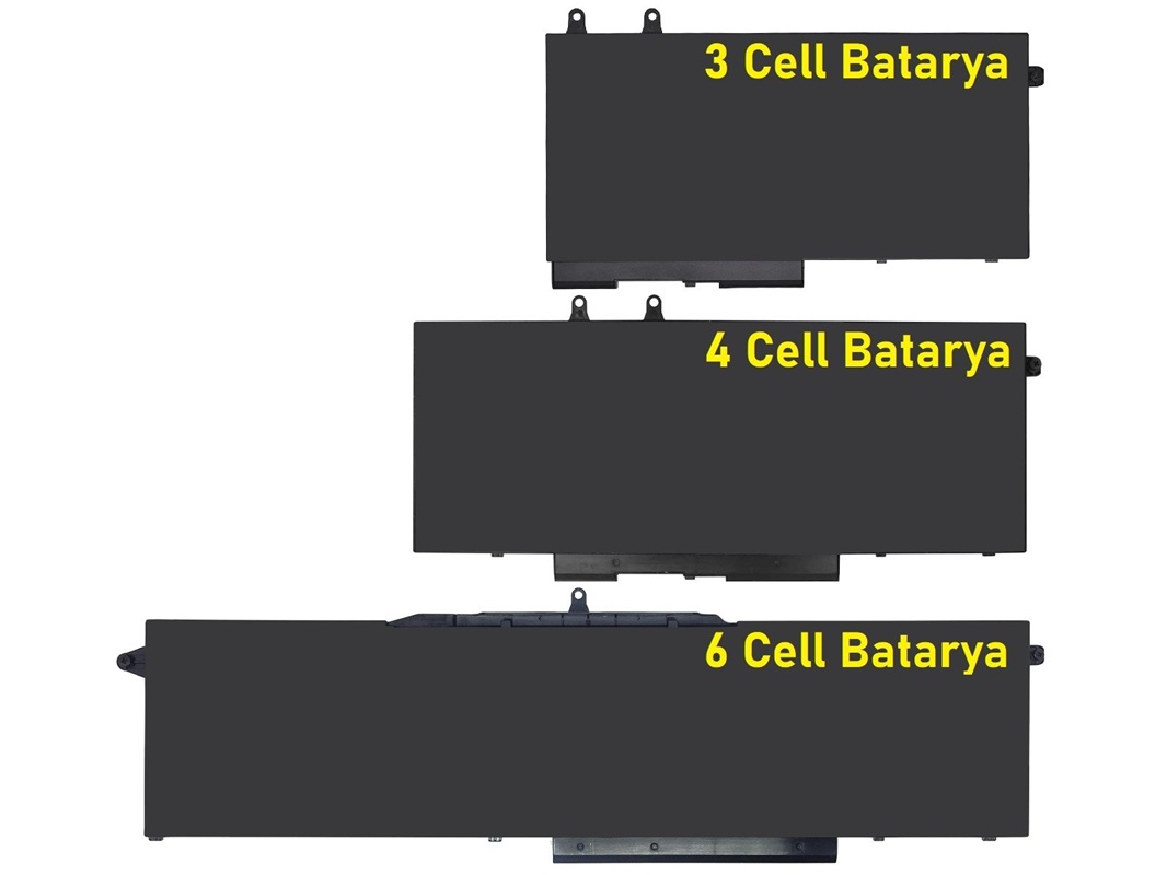 Dell Latitude 5401, 5501 3HWPP Notebook Bataryası, Laptop Pili - 4 Cell - 15.2V / RDL-253