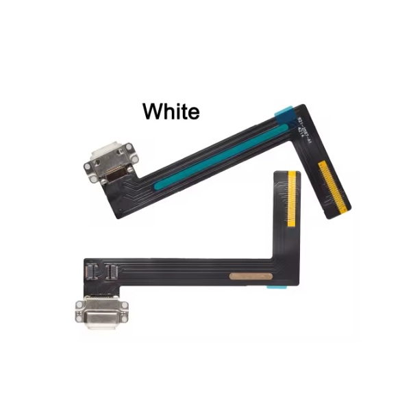 Apple iPad Air2 A1567 A1566 Tablet Uyumlu Şarj Soketi Flex Kablo - Beyaz