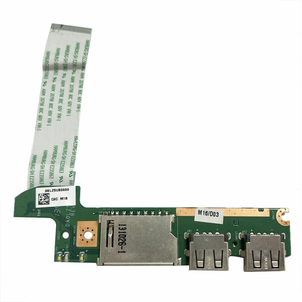 Lenovo ideaPad U330, U330P Touch USB  Card Reader Board Flex Kablosu ORJİNAL ( 2.EL )