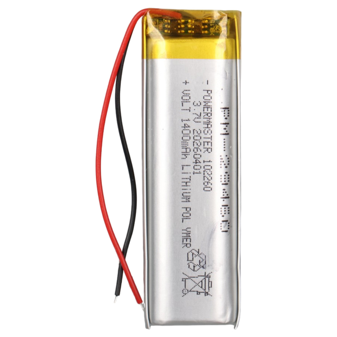 102260 3.7V 1400MAH LITHIUM POLYMER BATTERY (Lityum Polimer Ciklet Pil)