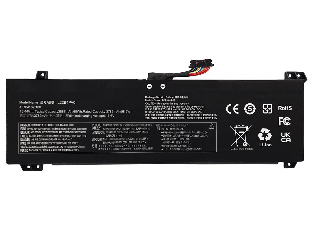 Lenovo L22B4PA0 SB11K38527 5B11K38529 Notebook Bataryası, Laptop Pili (Ver.1)
