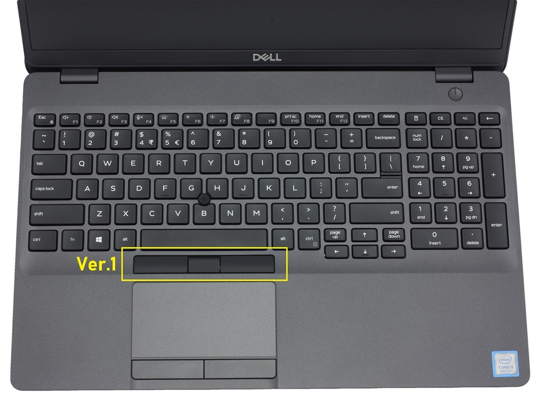 Dell Latitude 5500, 5501, 5510, 5511 Notebook Klavyesi, Siyah TR - Işıklı Ver.1 / KL0944V3