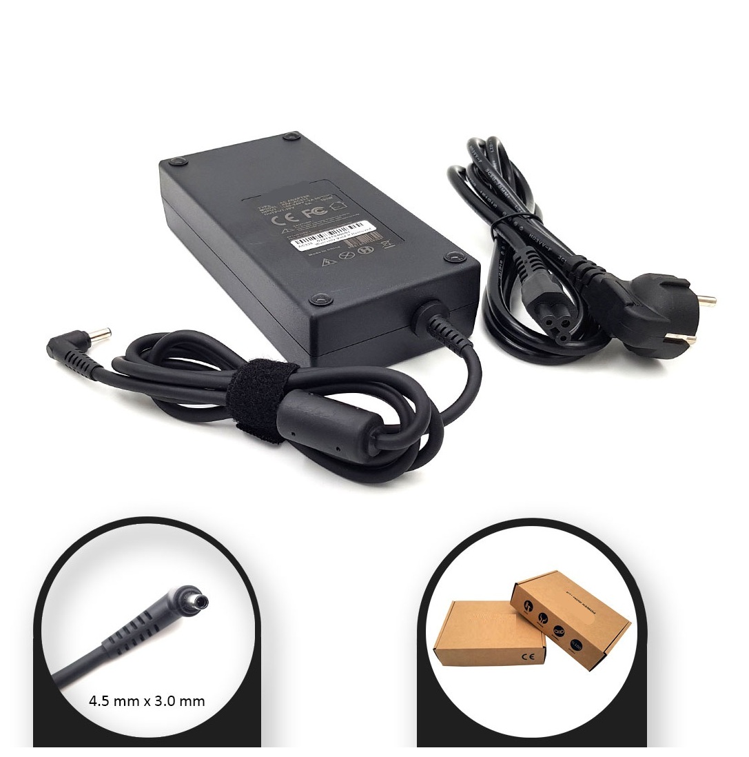 Hp uyumlu 19.5V 9.5A 180W (4.5*3.0mm) Notebook Adaptör - Mavi Uç / CMADP035