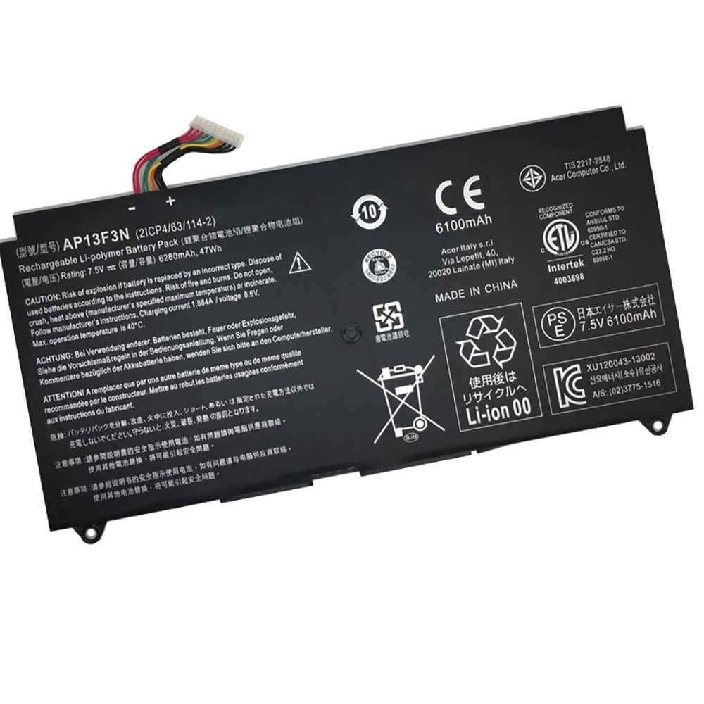 AP13F3N Acer Aspire S7-391-6822 S7-392-9460 S7-392-5401 Notebook Bataryası, Pili