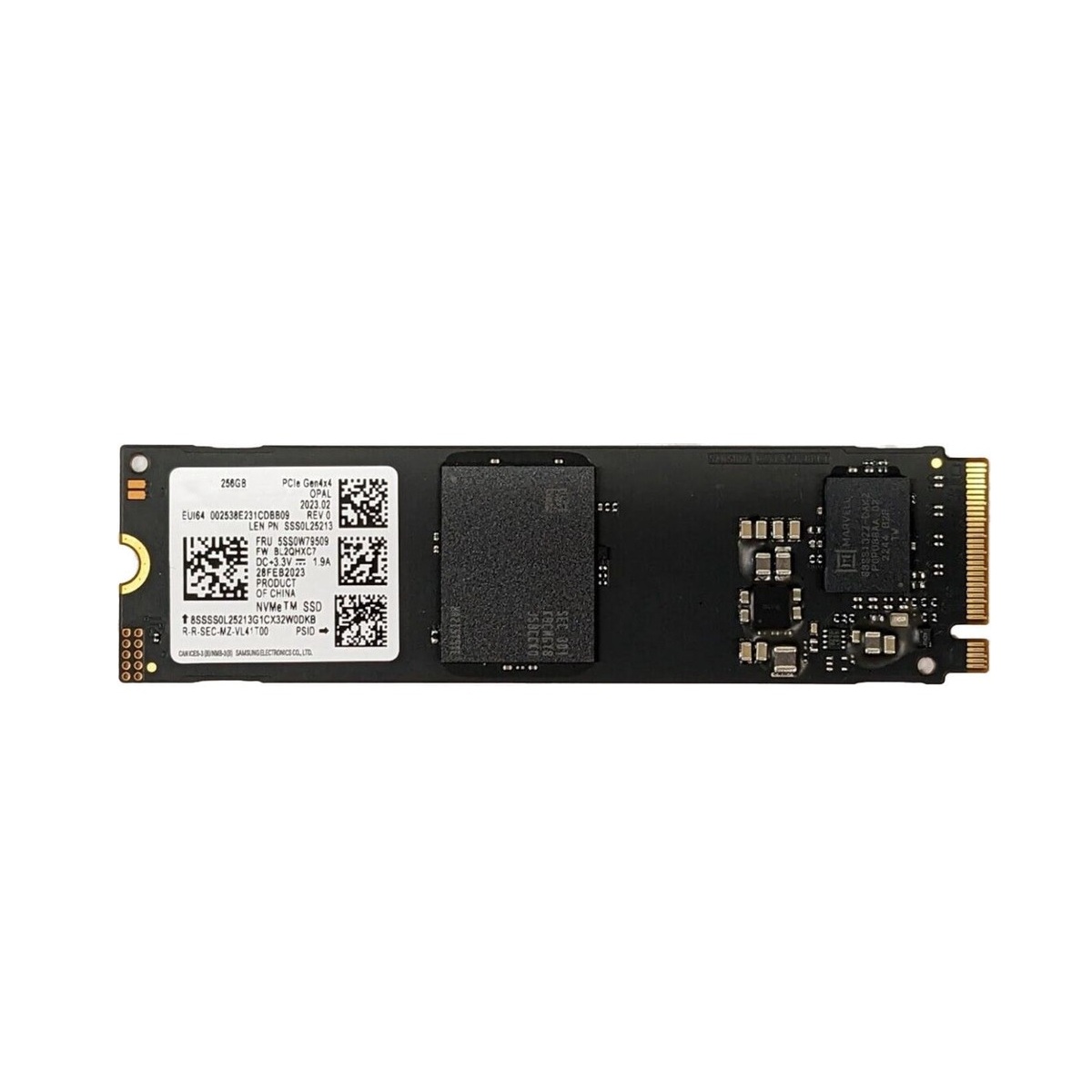 Samsung 256GB Nvme MZ-VL42560 SSD (MZVL4256HBJD) 3500 MB/s / 2000 MB/s - (2.el)