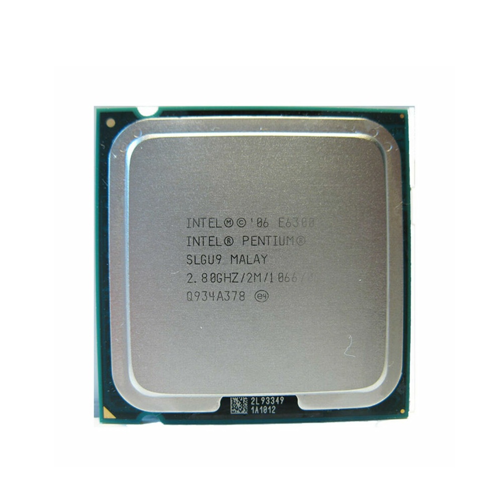 intel Pentium Dual-Core E6300 2.8GHz 2MB LGA775 İşlemci SLGU9 (Box Cpu)