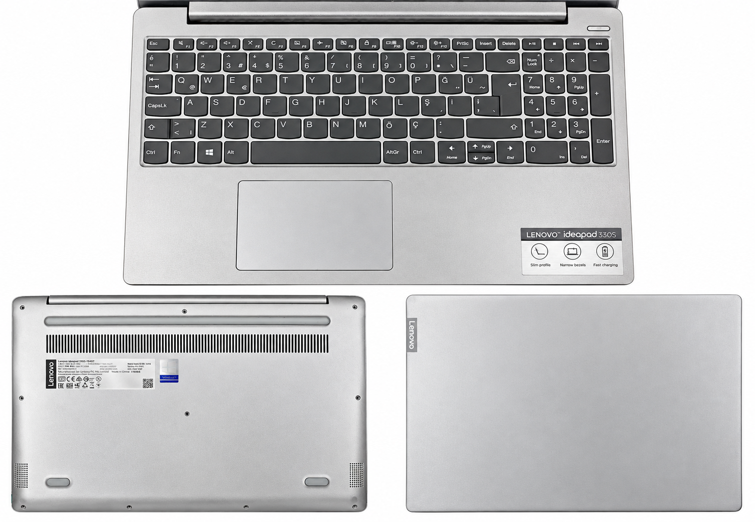 Lenovo ideaPad 330S-15AST (81F9001QTX) İ5-8250U, 8GB, 256GB 15.6" Notebook & Laptop Pc - 2.el