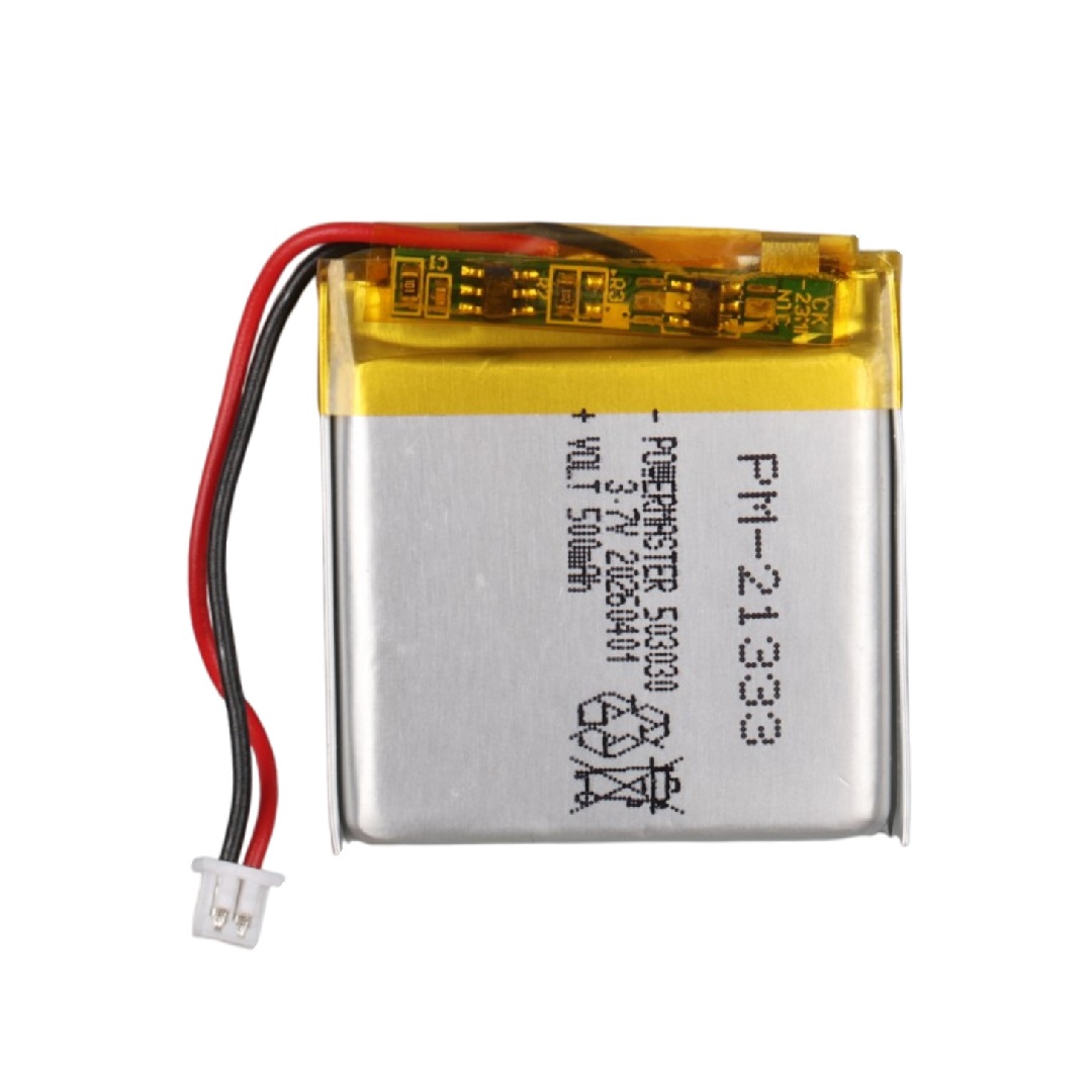 503030 3.7V 500MAH LITHIUM POLYMER BATTERY (Lityum Polimer Ciklet Pil)
