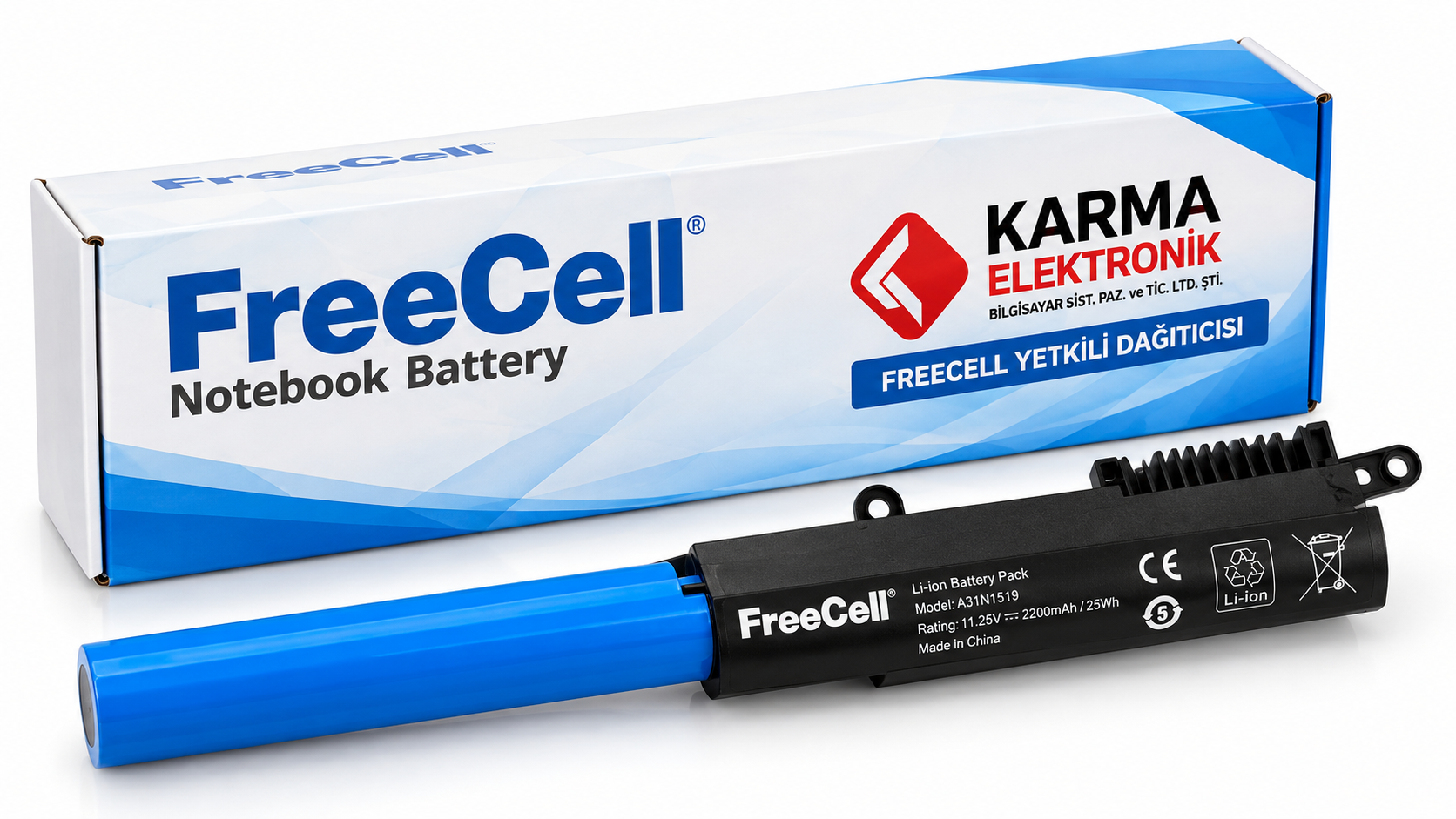 FreeCell - Asus X540La, X540Lj, X540Sa, A31N1519 Notebook Bataryası, Laptop Pili / FC-AS006
