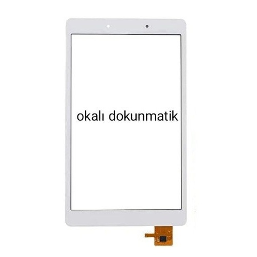 Samsung Galaxy Tab A 8 SM-T290, SM-T295,SM-T297 Dokunmatik Cam / Beyaz (Ocalı)