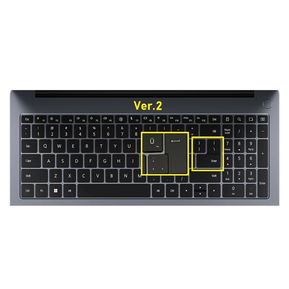 Huawei MateBook D16, D 16 intel 2022 Notebook Klavyesi (Siyah TR) - Ver.2 / KL0061V2