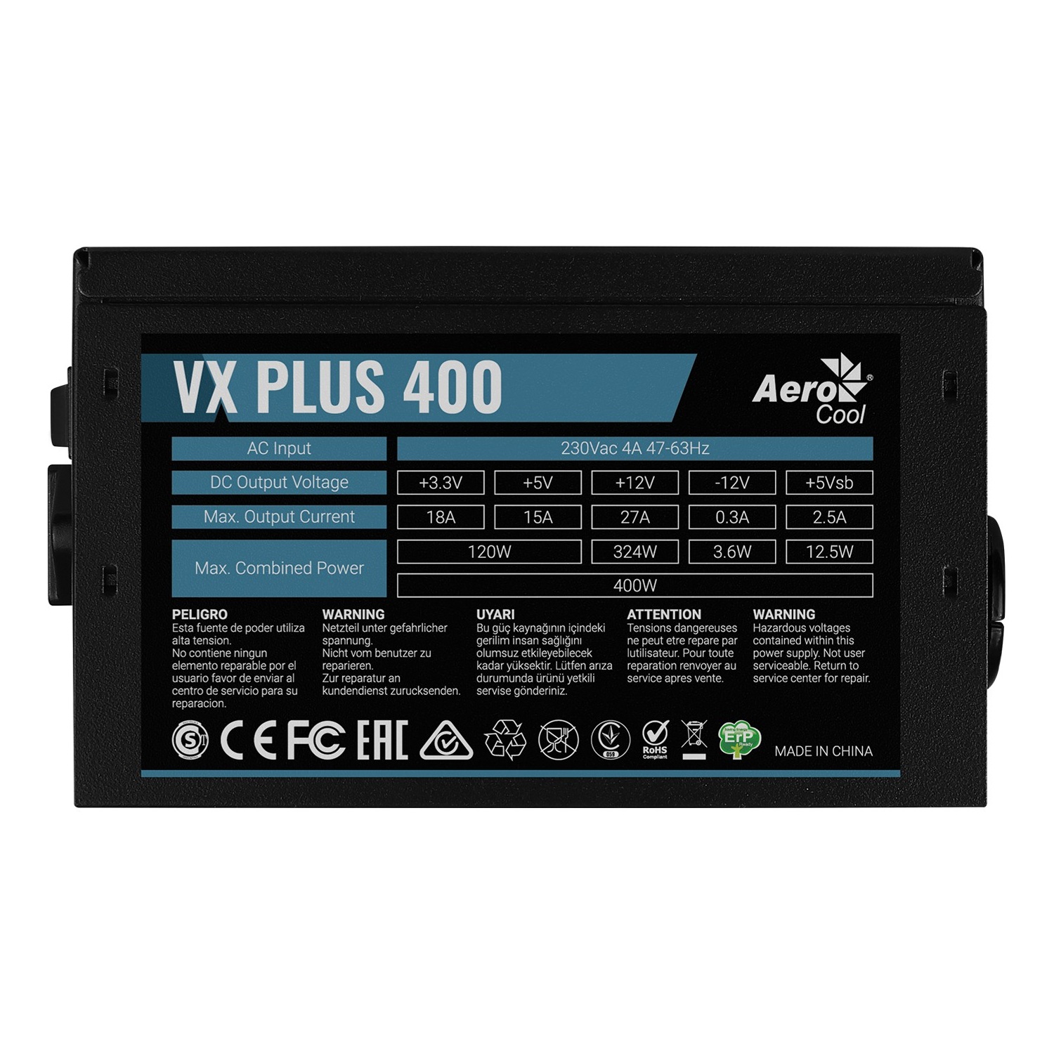 Aerocool VX Plus 400W (400 W) PSU, Power Supply / Spot Ürün