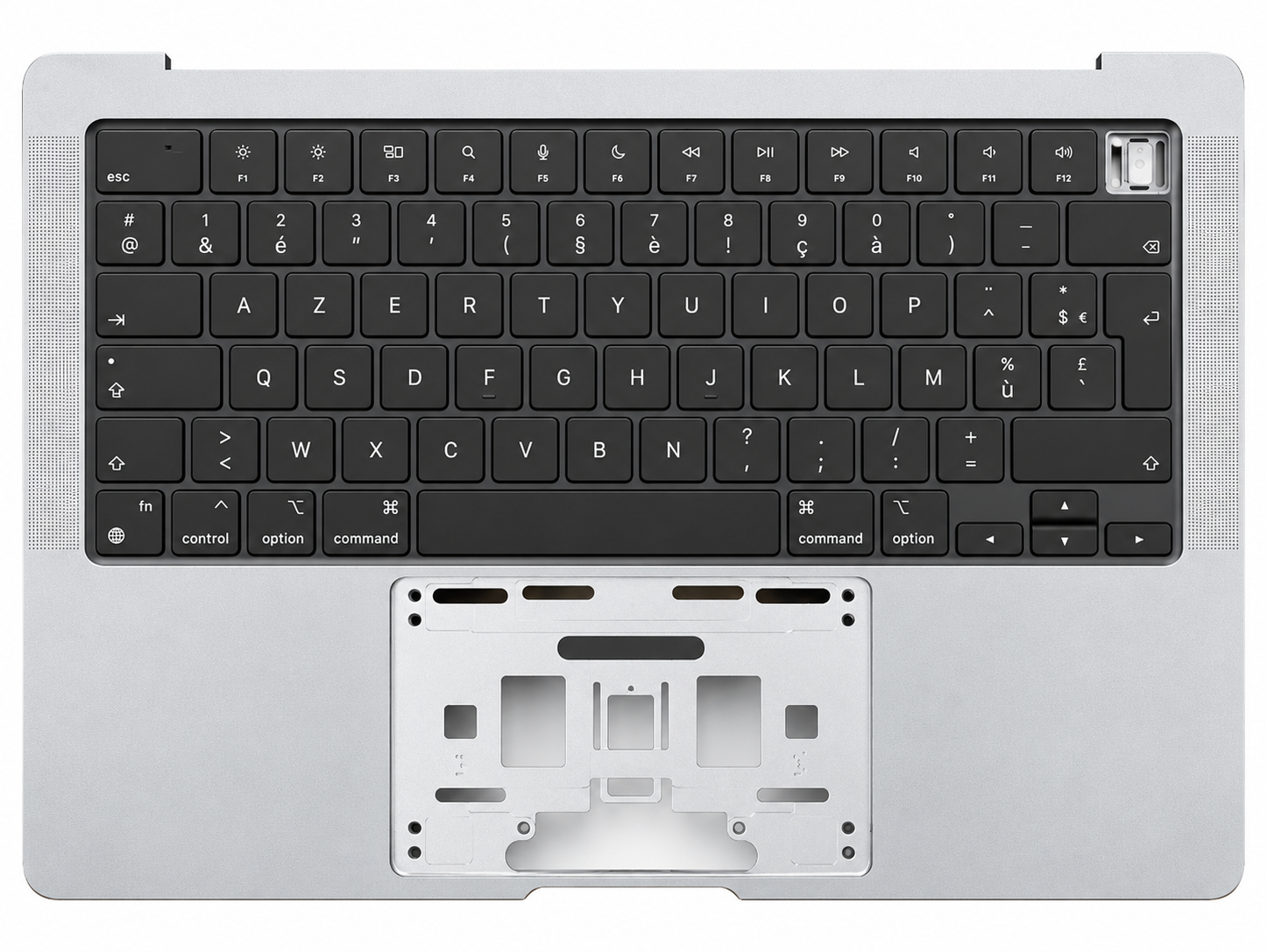 Apple MacBook Pro A2442 14.2 (2021) Uyumlu Üst Kasa Klavye Orjinal SET / Büyük Enter / ingilizce