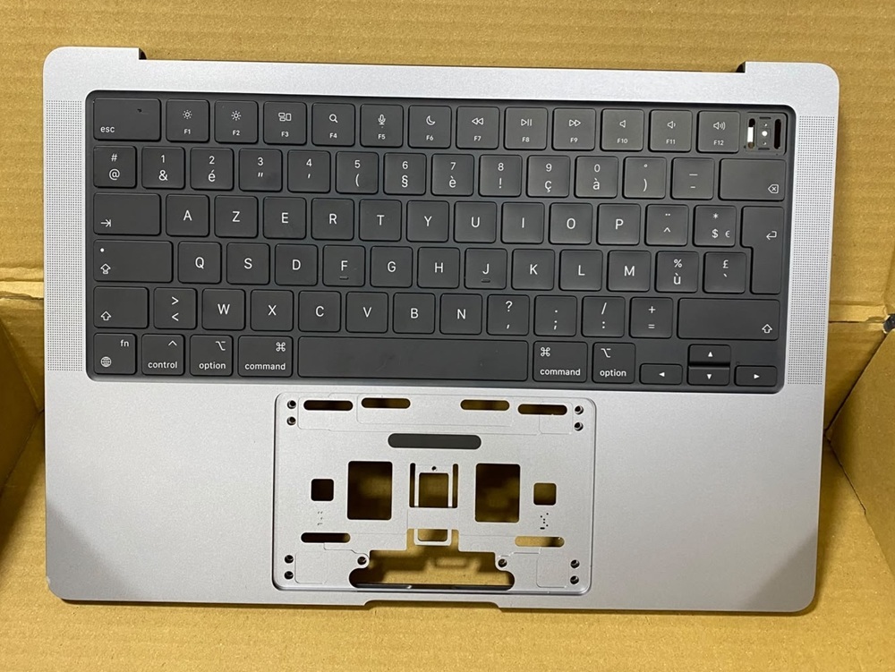 Apple MacBook Pro A2442 14.2 (2021) Uyumlu Üst Kasa Klavye Orjinal SET / Büyük Enter / ingilizce