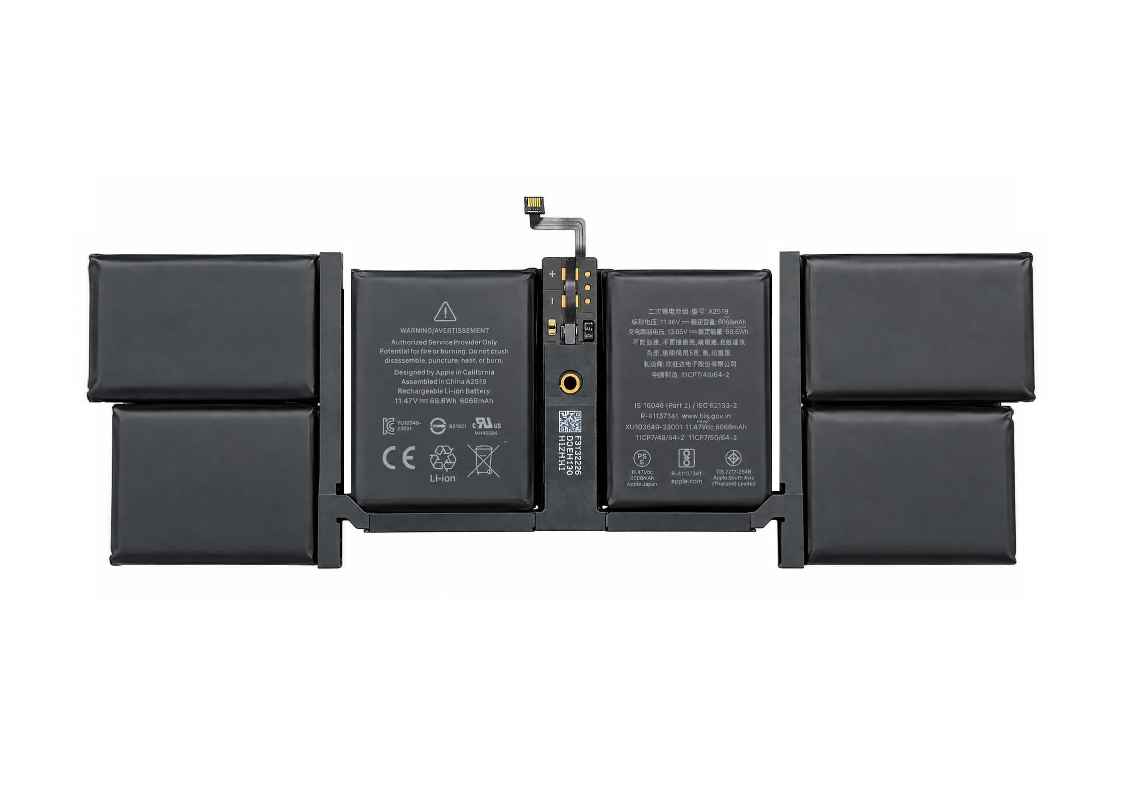 Apple Uyumlu MacBook Pro 14 A2442 (2021) A2519 Laptop Bataryası, Pili - MKGR3LL/A / Orjinal Ürün