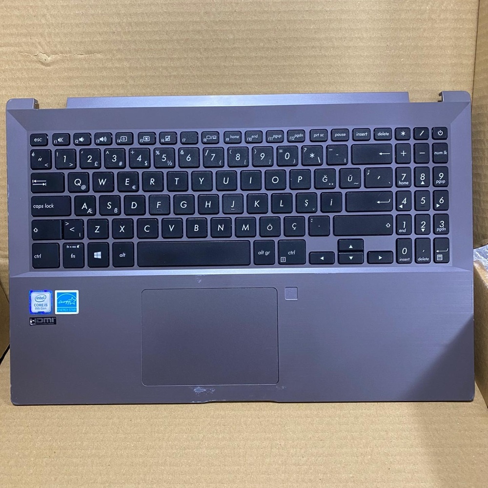 Asus Pro P3540F, P3540FA-EJC933R, P3540FB-EJ0161 Notebook Üst Kasa Orjinal Klavyeli (Siyah TR) / 2.el