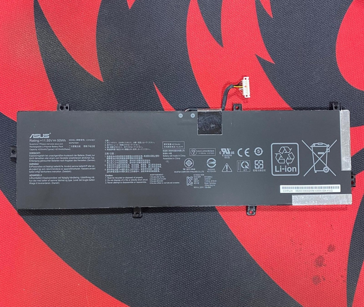 Asus C31N1831, 0B200-03330200 Notebook Bataryası, Laptop Pili / Orjinal