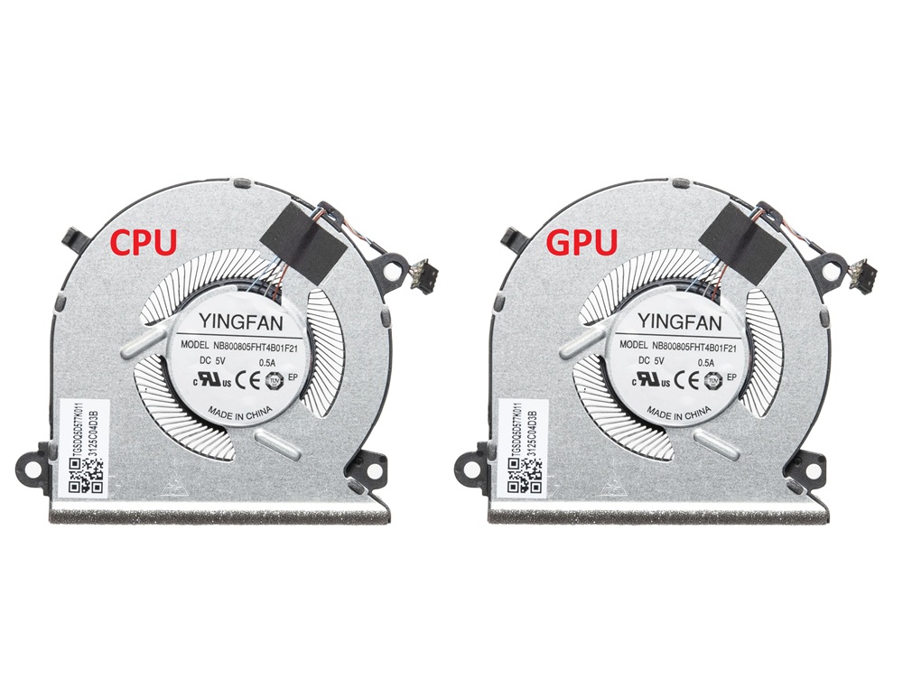 Casper Excalibur G770 Serisi NB800805FHT4B01F21 Notebook Cpu+Gpu Fanı / Sağ-Sol SET (Orjinal Üretici)