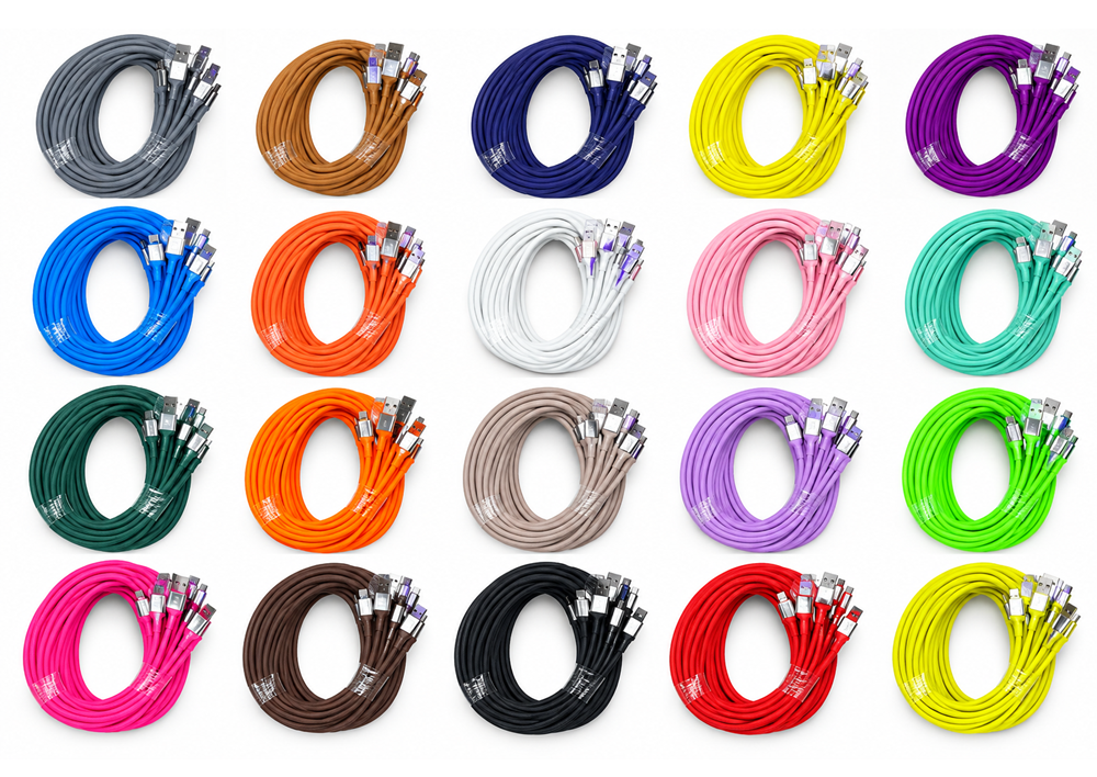 MATE USB-İPHONE ŞARJ KABLOSU - Lila
