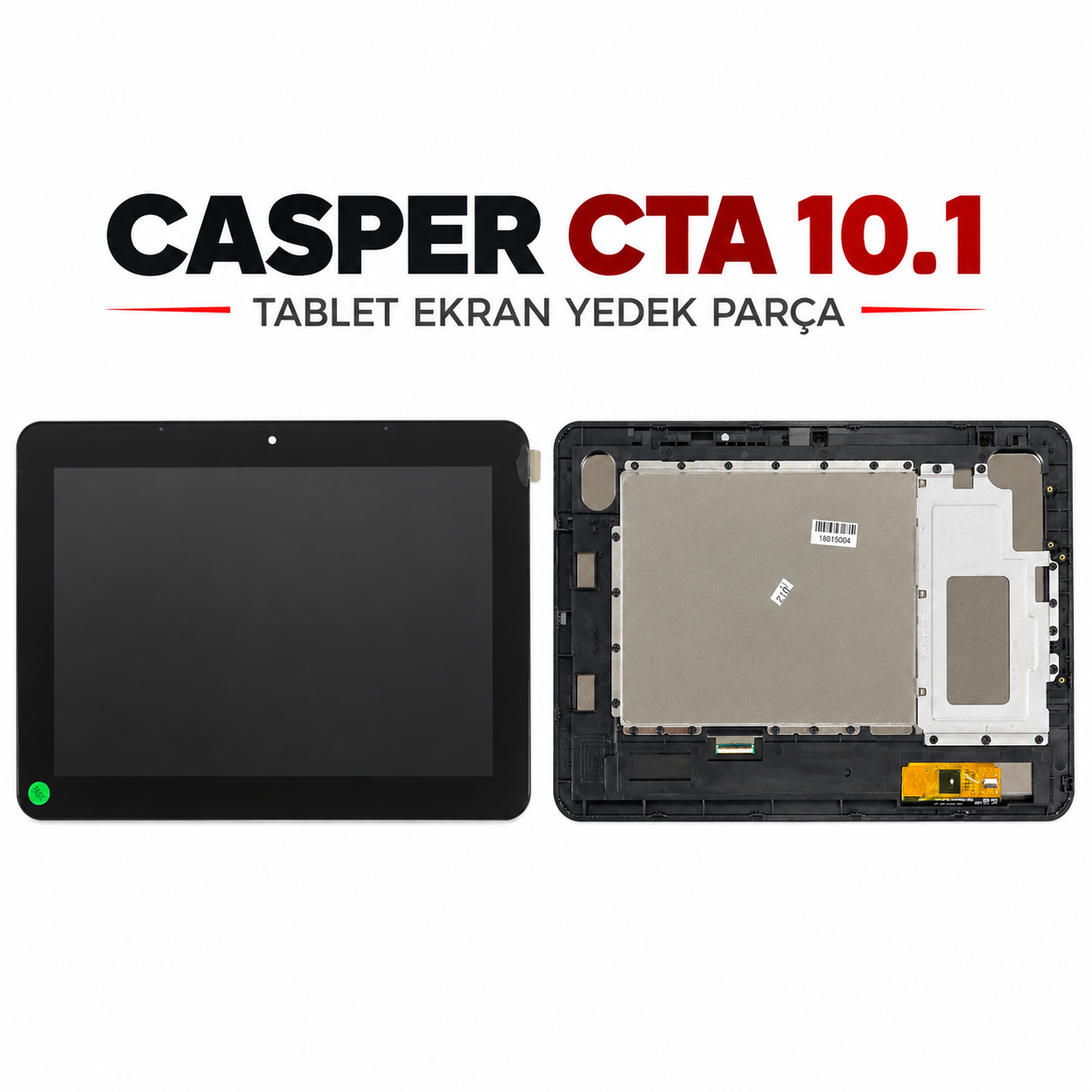 CASPER CTA 10W, CTA-E10 3G 10.1 inç Lcd Ekran ve Dokunmatik Panel -  SİYAH SET