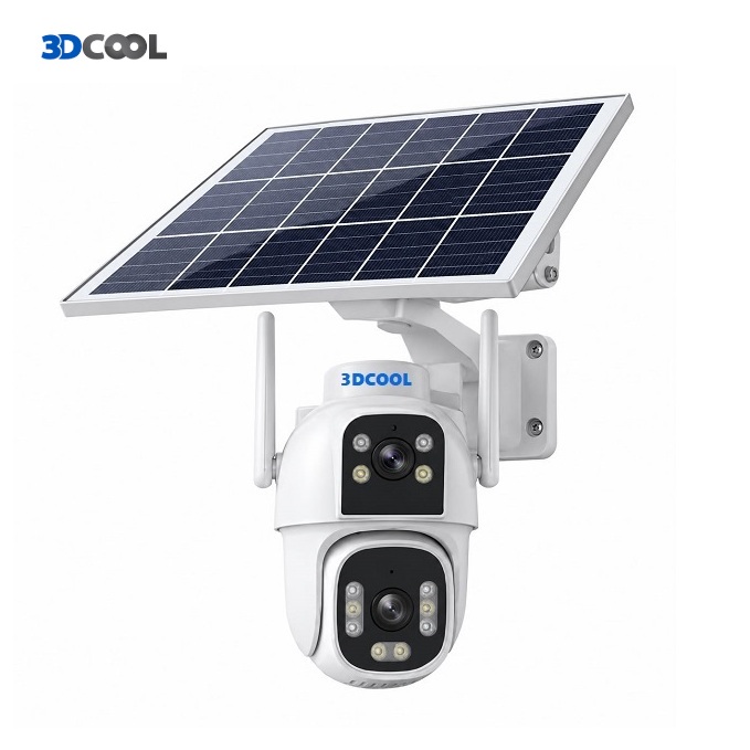 3DCOOL 3D-2200FG 4MP 2 KAMERALI 4G AOV ESIM SOLAR Panelli Güvenlik Kamerası