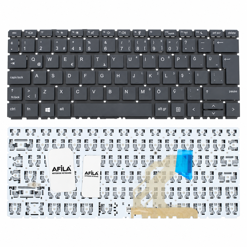 HP ProBook 430 G6, 430 G7 Notebook Klavyesi (Siyah TR) PKNR144BS / KL0590