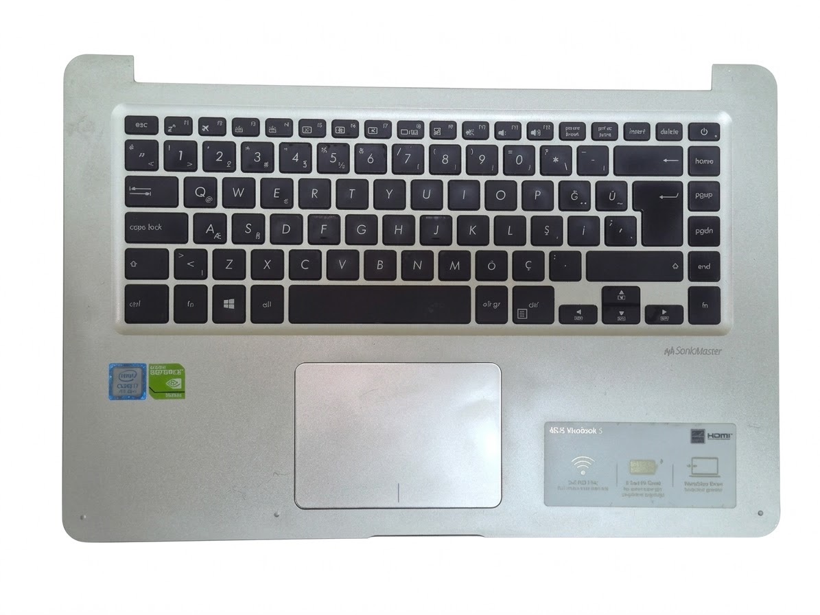 Asus Vivobook 15 X510 Notebook Ust Kasa, Touchpad, Klavye Dahil Orj