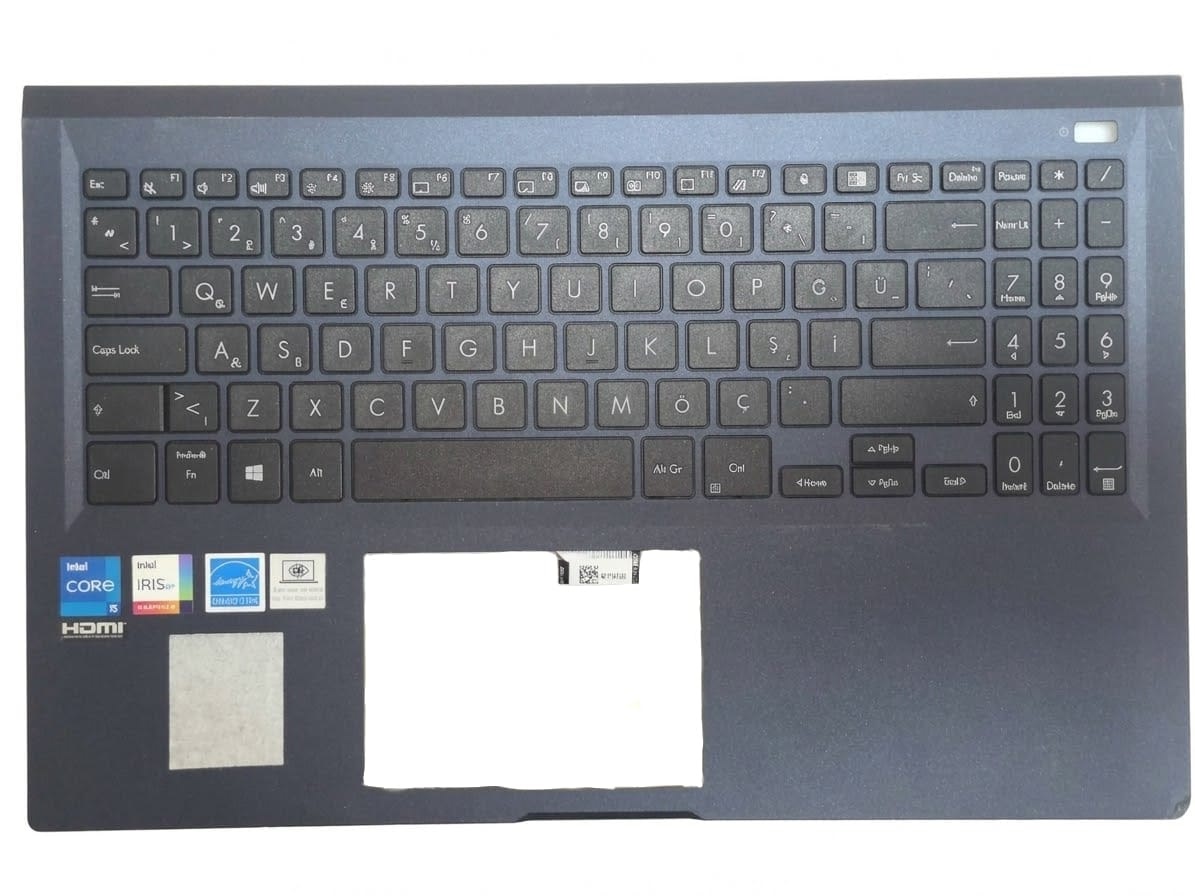 Asus ExpertBook BA1500 Notebook Hafif Kozmetik Hasarlı Ust Kasa, Palmerest - Klavye Dahil