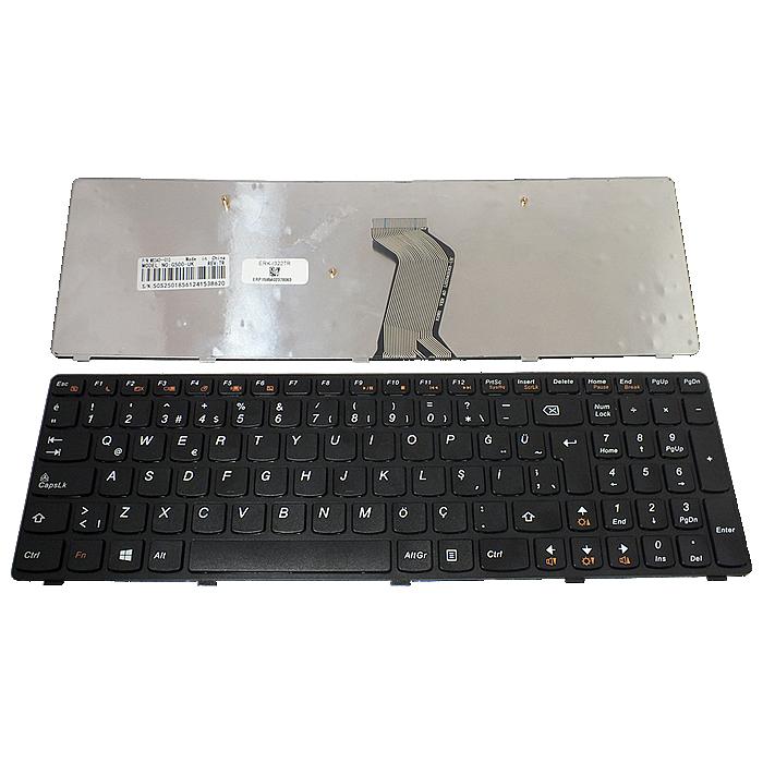 Lenovo G500, G505, G510, G700, G710 Notebook Klavyesi, Laptop Tuş Takımı (Siyah TR) / KL0472