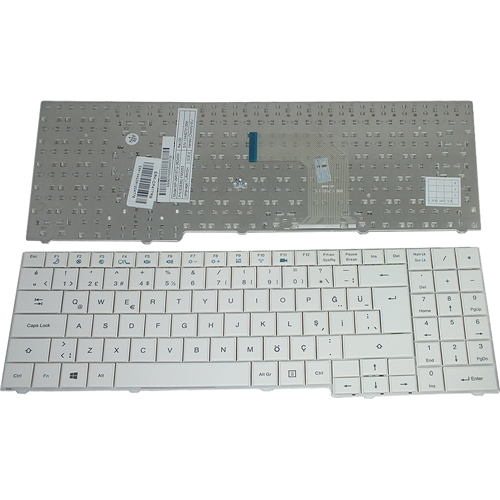 Casper MB50, MB51, MB55 Notebook Klavyesi, Laptop Tuş Takımı (Beyaz TR) / KL0004W