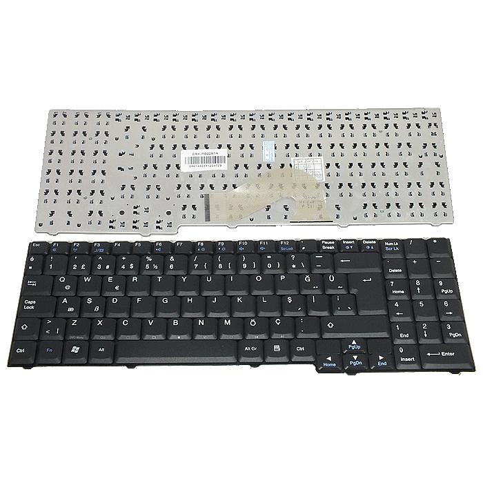 PackardBell EasyNote MH35, MH36, MH45 MH85, A53 Notebook Klavyesi Siyah TR