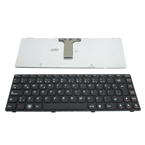 Lenovo ideaPad B470 V470 V470c Notebook Klavyesi - Siyah - TR