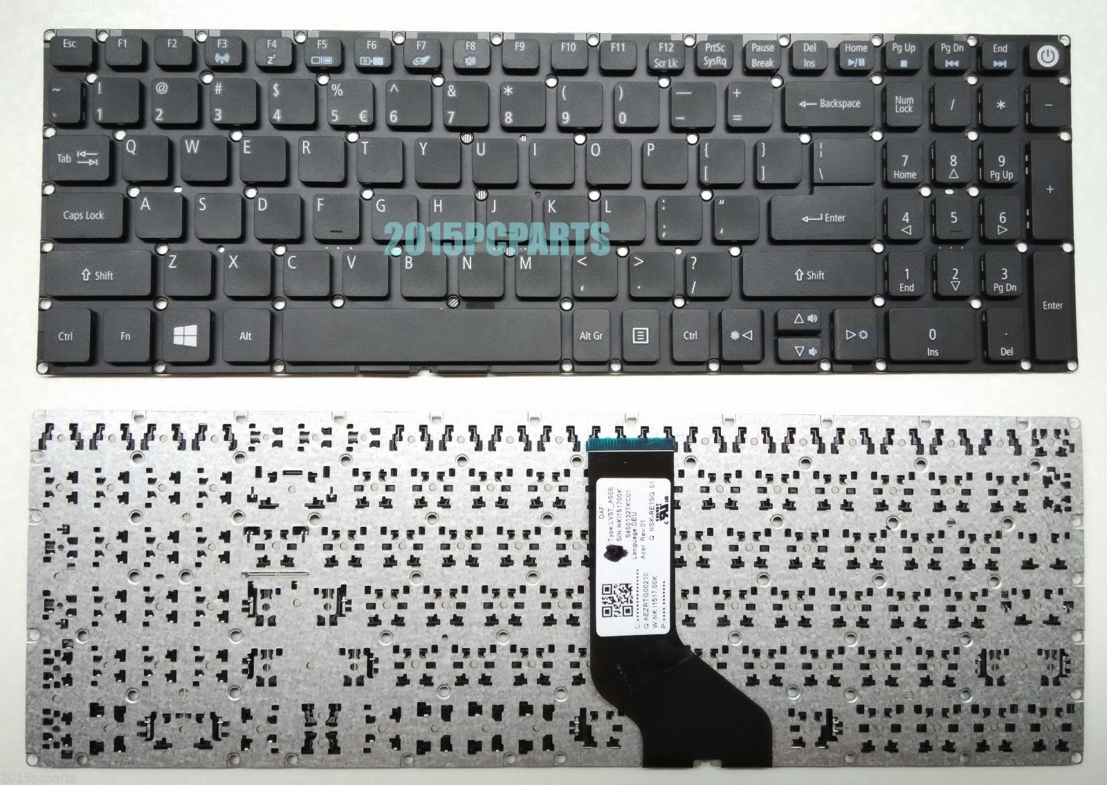 Acer E5-573 E5-573G E5-573T E5-573TG NK.I1517.00K Klavyesi İNG