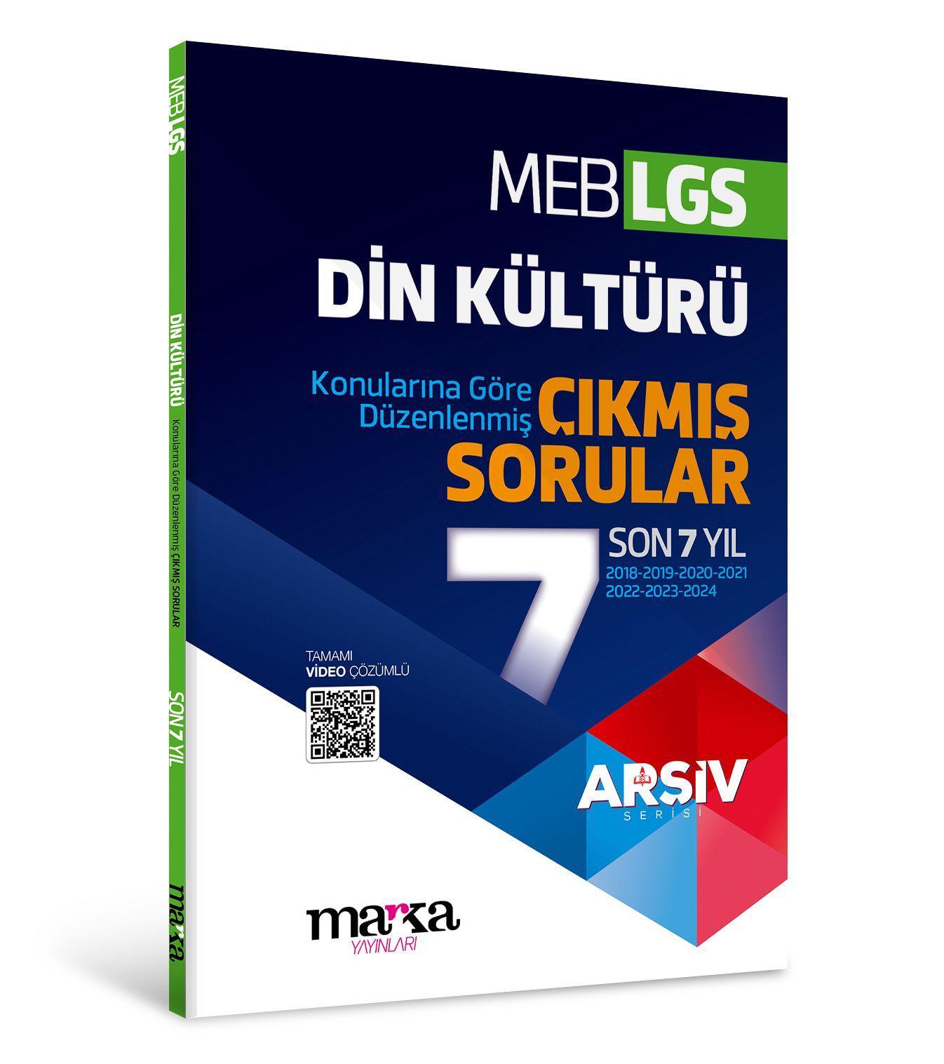 LGS DİN KÜLTÜRÜ Konularına Göre Düzenlenmiş Son 7 Yıl ÇIKMIŞ SORULAR