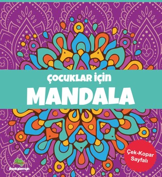 Çocuklar İçin Mandala - Mor