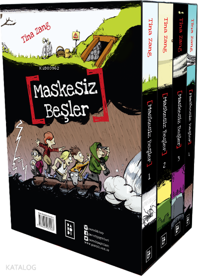 Maskesiz Beşler Serisi (4 Kitap Set Kutulu)