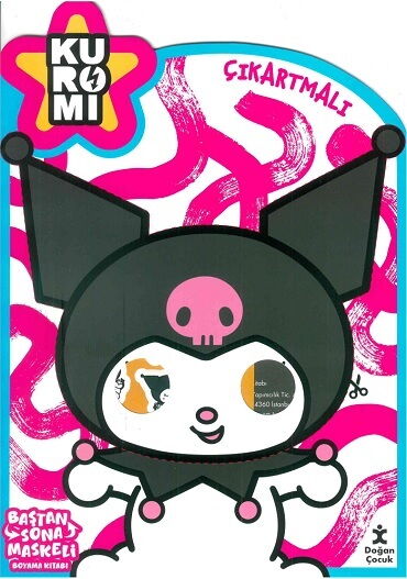Kuromi - Baştan Sona Maskeli Boyama Kitabı