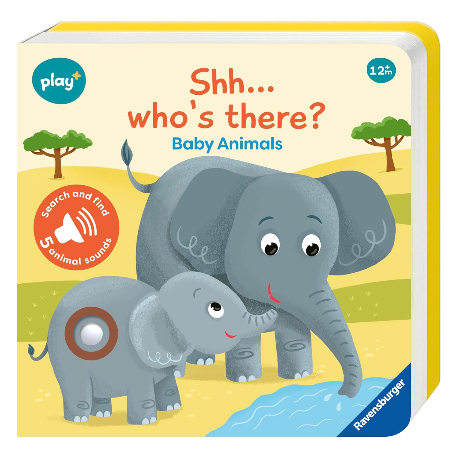 Ravensburger Play+ Infant & Toddler - Shhh...Who's There?: Baby Animals