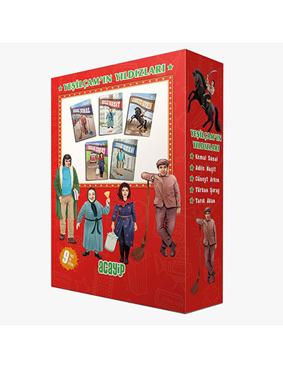 Yeşilçam ın Yıldızları Kutulu 5 Kitap