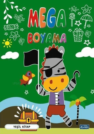 Mega Boyama - Kahverengi Kitap